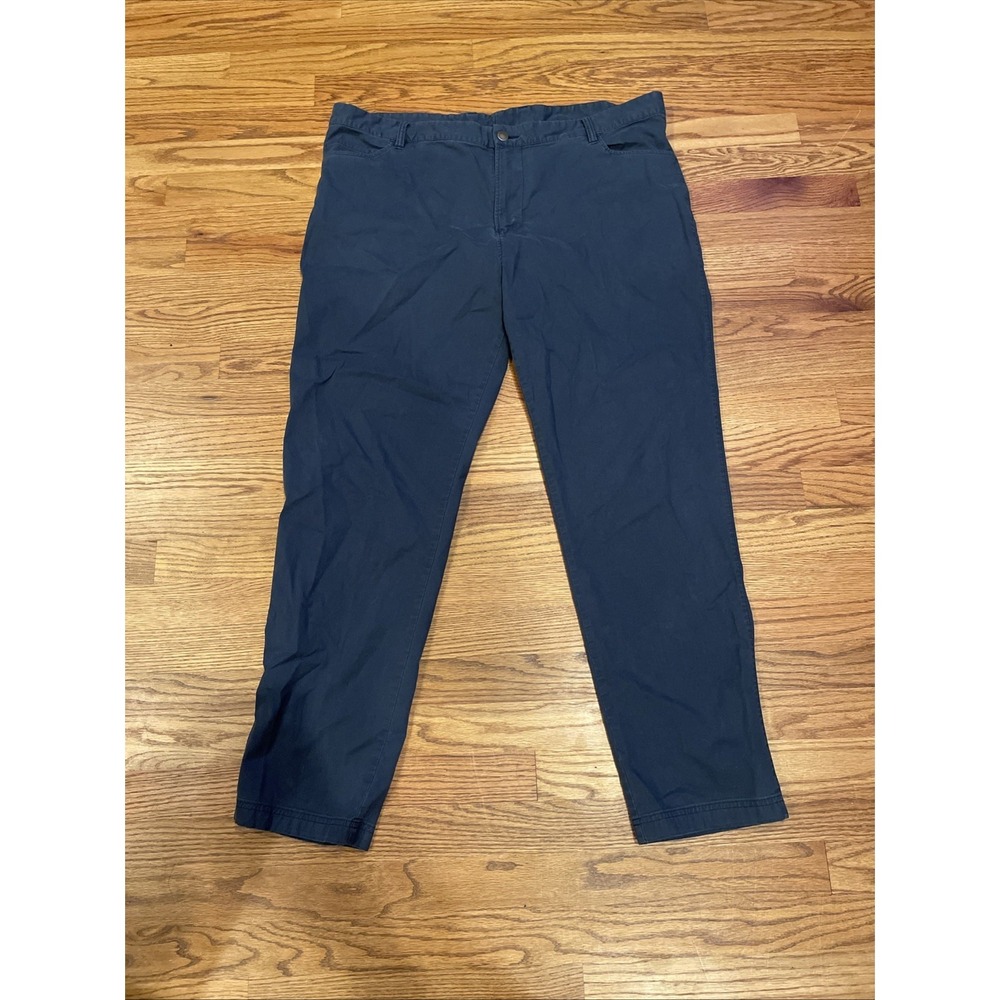 Adidas Men's‎ Lyocell Blend Chino Pants Navy Blue Size 42x32 (Measures 42x30)